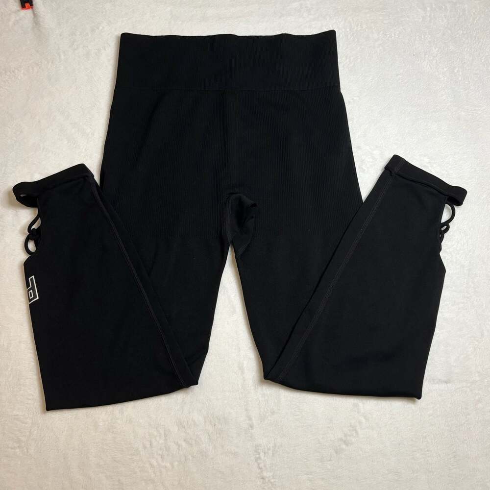 Victoria's Secret PINK Ultimate High-Waist Seamless Lattice Hem Leggings